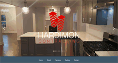 Desktop Screenshot of hardimoncontracting.com