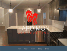 Tablet Screenshot of hardimoncontracting.com